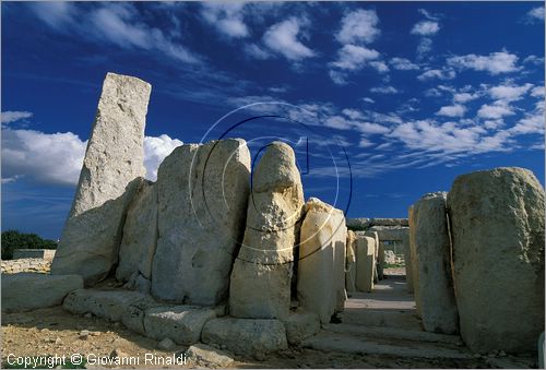 MALTA - MALTA ISLAND - Hagar Qui, sito archeologico con templi megalitici (3000 - 2500 a.C.)