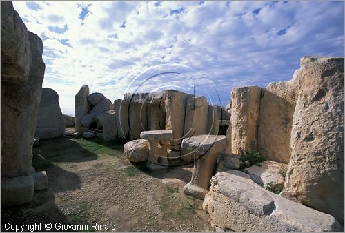 MALTA - MALTA ISLAND - Hagar Qui, sito archeologico con templi megalitici (3000 - 2500 a.C.)