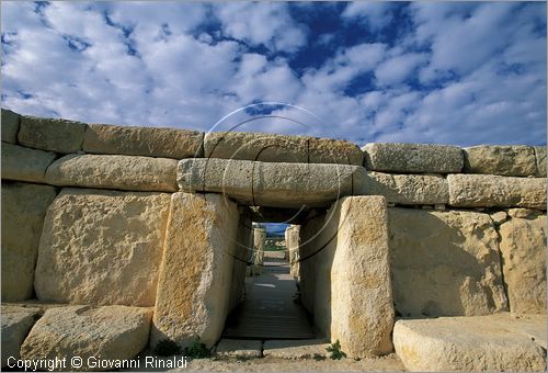 MALTA - MALTA ISLAND - Hagar Qui, sito archeologico con templi megalitici (3000 - 2500 a.C.)
