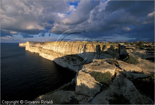 MALTA - GOZO ISLAND - le scogliere di Ta' Cenc sulla costa meridionale