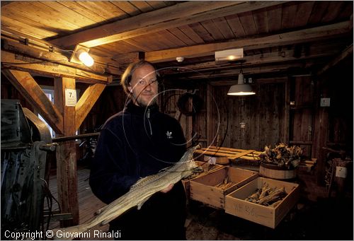 NORWAY - NORVEGIA - ISOLE LOFOTEN - Moskenes - il villaggio A - Museo dello stoccafisso