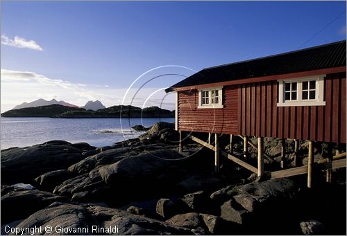 NORWAY - NORVEGIA - ISOLE LOFOTEN - Svolvaer - tipiche rorbu (case dei pescatori) - Svinoya Rourbuer in affitto