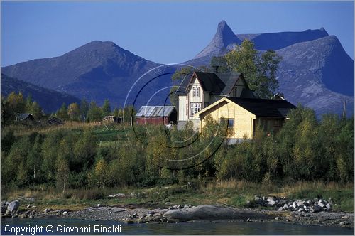 NORWAY - NORVEGIA - panorama sulla strada tra Narwik e Skarberget sull'Efjorden