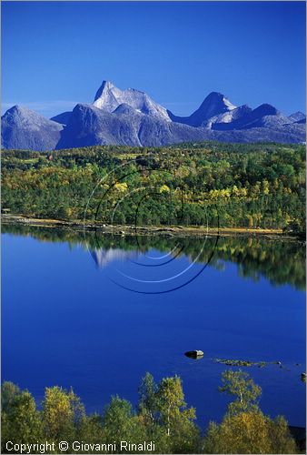 NORWAY - NORVEGIA - panorama sulla strada tra Bognes e Fauske