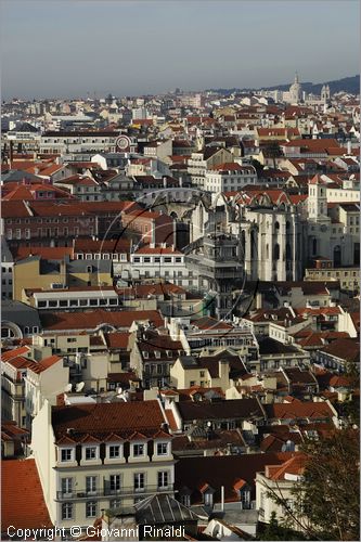 PORTUGAL - LISBON - LISBOA - PORTOGALLO - LISBONA - veduta della citt dal Castelo de Sao Jorge