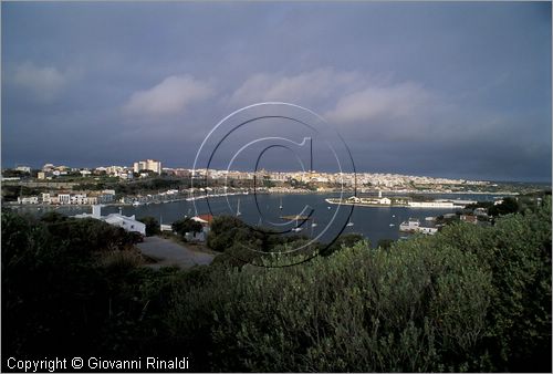 SPAIN - BALEARES MENORCA (Balearic - Minorca island) - MAHON - veduta del porto