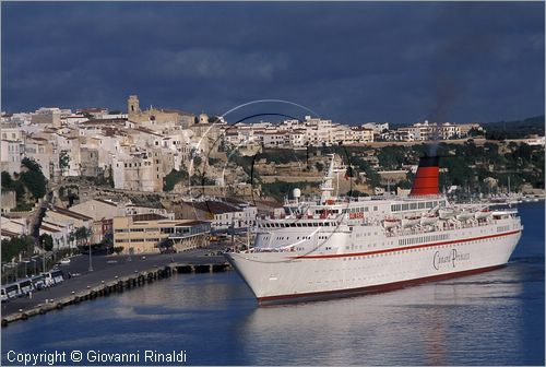 SPAIN - BALEARES MENORCA (Balearic - Minorca island) - MAHON - veduta del porto