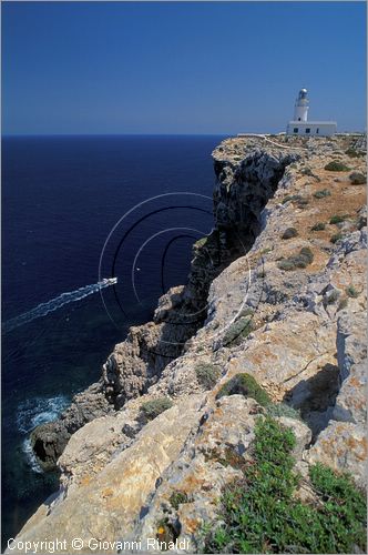 SPAIN - BALEARES MENORCA (Balearic - Minorca island) - Cap de Cavalleria sulla costa nord - il faro