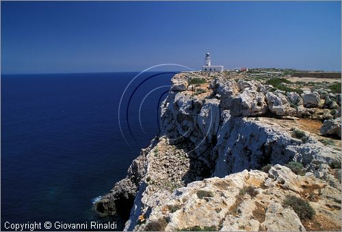 SPAIN - BALEARES MENORCA (Balearic - Minorca island) - Cap de Cavalleria sulla costa nord - il faro