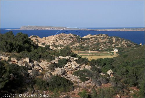 SPAIN - BALEARES MENORCA (Balearic - Minorca island) - veduta del promontorio sopra Cala Pregonda, sullo sfondo Cap de Cavalleria