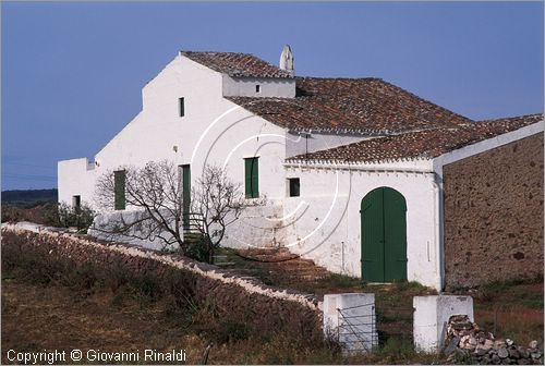 SPAIN - BALEARES MENORCA (Balearic - Minorca island) - tipico casale di campagna