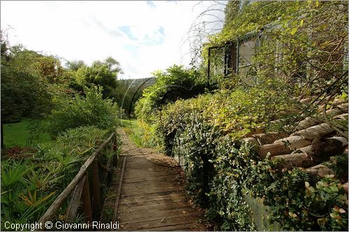 ITALY - MARTA (VT) - Giardino della Cannara - ricavato dai coniugi Mirella e Massimo Faggiani intorno alla loro casa, un'antica peschiera sul fiume Marta forse di origine etrusca.