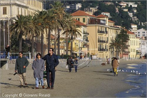 ITALY - LIGURIA - ALASSIO (SV) - veduta della spiaggia