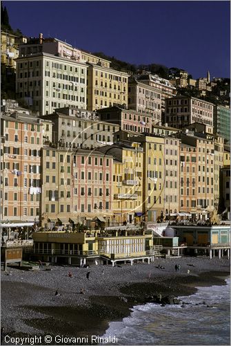 ITALY - LIGURIA - CAMOGLI (GE) - la tipica palazzata a mare