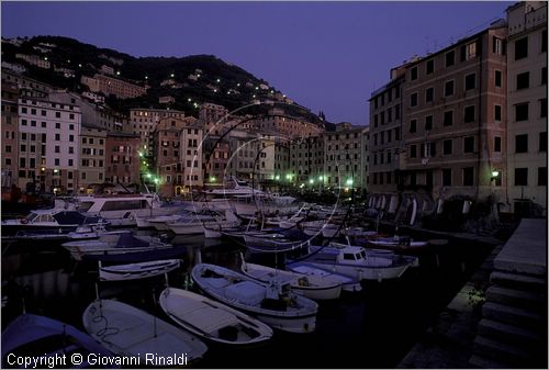 ITALY - LIGURIA - CAMOGLI (GE) - veduta notturna del Porticciolo