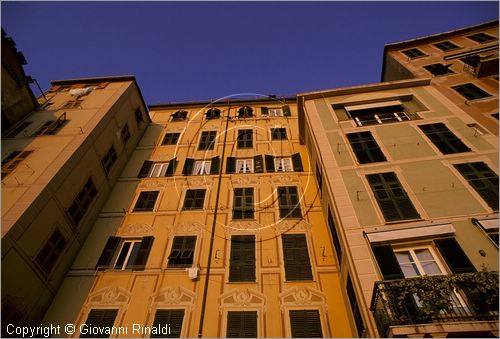 ITALY - LIGURIA - CAMOGLI (GE) - la tipica palazzata a mare