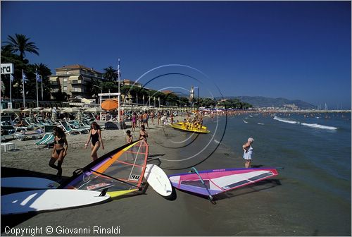 ITALY - LIGURIA - DIANO MARIMA (IM) - veduta della spiaggia