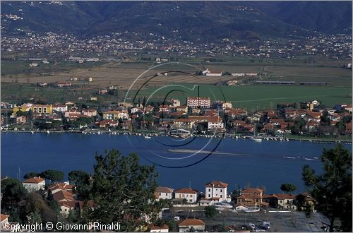 ITALY - LIGURIA - FOCE DEL FIUME MAGRA (SP) - veduta da Montemarcello tra Bocca di Magra e Fiumaretta di Ameglia