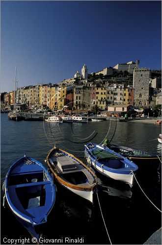 ITALY - LIGURIA - PORTOVENERE (SP) - veduta panoramica della palazzata policroma della Calata Doria