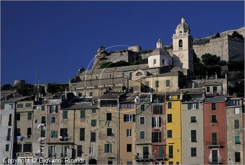 ITALY - LIGURIA - PORTOVENERE (SP) - veduta panoramica della palazzata policroma della Calata Doria