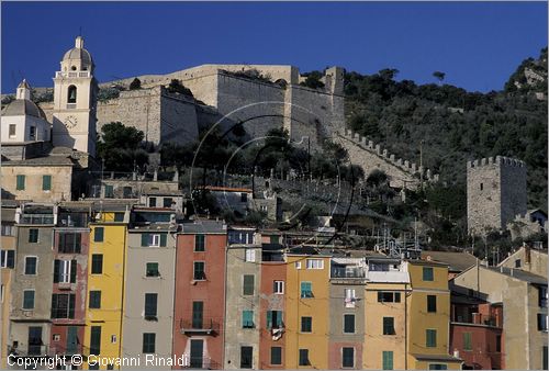ITALY - LIGURIA - PORTOVENERE (SP) - veduta panoramica della palazzata policroma della Calata Doria