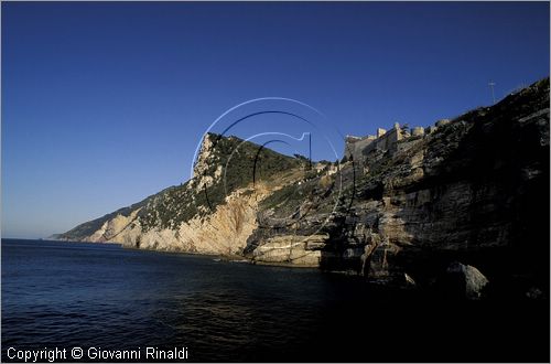 ITALY - LIGURIA - PORTOVENERE (SP) - veduta del mare di fuori dalla chiesa di San Pietro