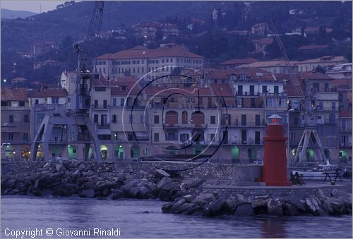 ITALY - LIGURIA - IMPERIA (ONEGLIA) - veduta del porto