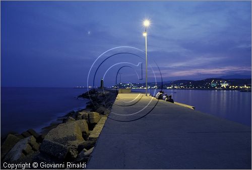 ITALY - LIGURIA - IMPERIA (ONEGLIA) - veduta del porto