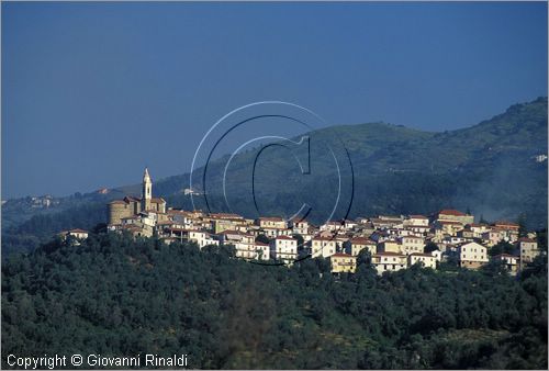 ITALY - LIGURIA - AURIGO (IM) - veduta del borgo