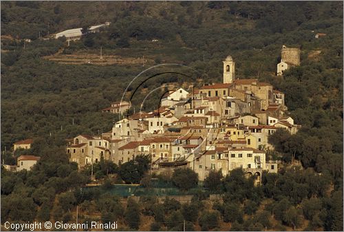 ITALY - LIGURIA - TORRAZZA (IM) - veduta del borgo