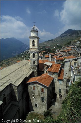 ITALY - LIGURIA - TRIORA (IM) - veduta del borgo