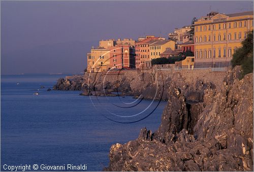 ITALY - LIGURIA - NERVI (GE) - veduta della costa a ponente del porto