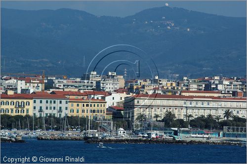 ITALY - TUSCANY - TOSCANA - LIVORNO - veduta del porto
