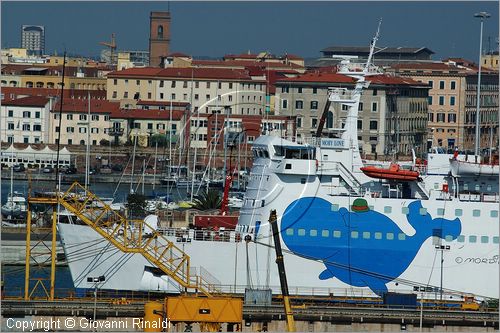 ITALY - TUSCANY - TOSCANA - LIVORNO - veduta del porto