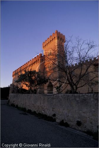 ITALY - TUSCANY - TOSCANA - BOLGHERI (LI) - il borgo con il Castello della Gherardesca