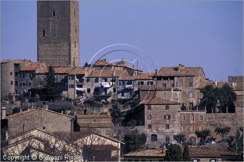 ITALY - TUSCANY - TOSCANA - Montecatini Val di Cecina (PI) - veduta del borgo