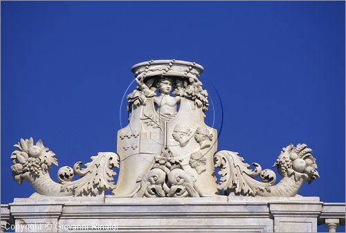 ITALY - TUSCANY - TOSCANA - VIAREGGIO (LU) - particolare del Ristorante Montecatini - architettura liberty