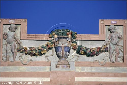 ITALY - TUSCANY - TOSCANA - VIAREGGIO (LU) - particolare del Villino Tolomei - architettura liberty