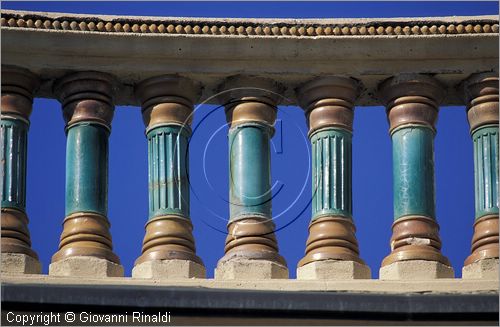 ITALY - TUSCANY - TOSCANA - VIAREGGIO (LU) - particolare del Gran Caff Margherita - architettura liberty del Belluomini e Chini