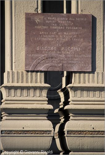 ITALY - TUSCANY - TOSCANA - VIAREGGIO (LU) - particolare del Gran Caff Margherita - architettura liberty del Belluomini e Chini