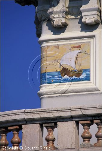 ITALY - TUSCANY - TOSCANA - VIAREGGIO (LU) - particolare dei Villini Luisi - architettura liberty