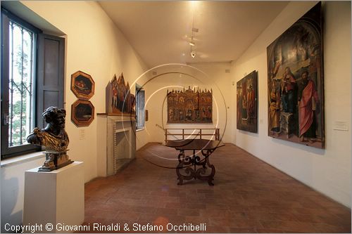 ITALY - FANO (PS) - Museo Civico e Pinacoteca nel Palazzo Malatestiano - Sala del Caminetto con le opere pi antiche