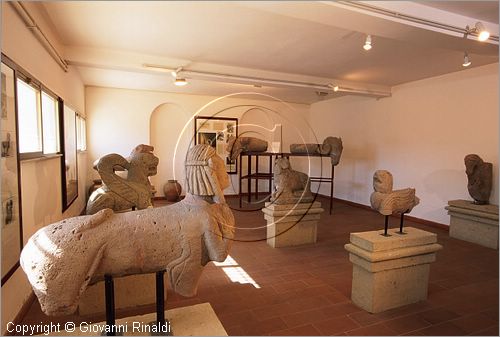 ITALY - ISCHIA DI CASTRO (VT) - Museo Comunale Pietro e Turiddo Lotti - veduta di una sala del museo