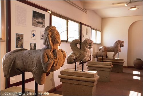 ITALY - ISCHIA DI CASTRO (VT) - Museo Comunale Pietro e Turiddo Lotti - veduta di una sala del museo