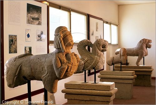 ITALY - ISCHIA DI CASTRO (VT) - Museo Comunale Pietro e Turiddo Lotti - veduta di una sala del museo