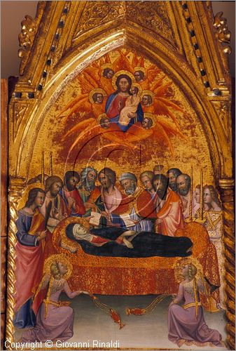 ITALY - MONTALCINO (SI) - Museo Civico e Diocesano d'Arte Sacra: sala A: Polittico dell'Incoronazione della Madonna (tempera su tavola del 1383 di Bartolo di Fredi)