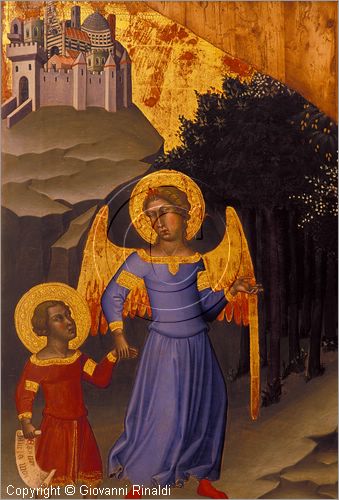 ITALY - MONTALCINO (SI) - Museo Civico e Diocesano d'Arte Sacra: sala A: Polittico della Deposizione (tempera su tavola del 1383 di Bartolo di Fredi)