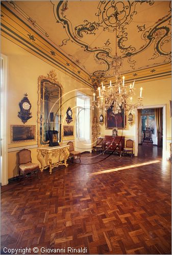 ITALY - NERVI (GE) - Museo Giannettino Luxoro - salone ricco di arredi del sei e del settecento
