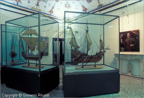 ITALY - Genova Pegli - Museo Navale - Sala di Io - Viaggi e le navi di Colombo