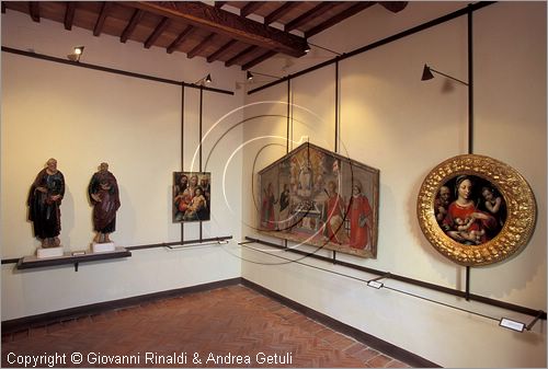 ITALY - PIENZA (SI) - Museo Diocesano d'Arte Sacra - sala 7: pittura senese del '500